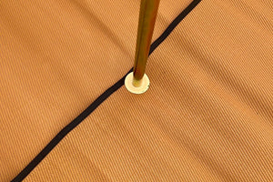 pole on bell tent floor covering