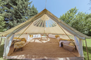 Stargazer tent with cots life intents