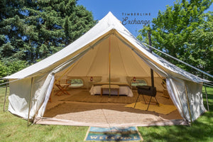 6M Bell Tent furnished
