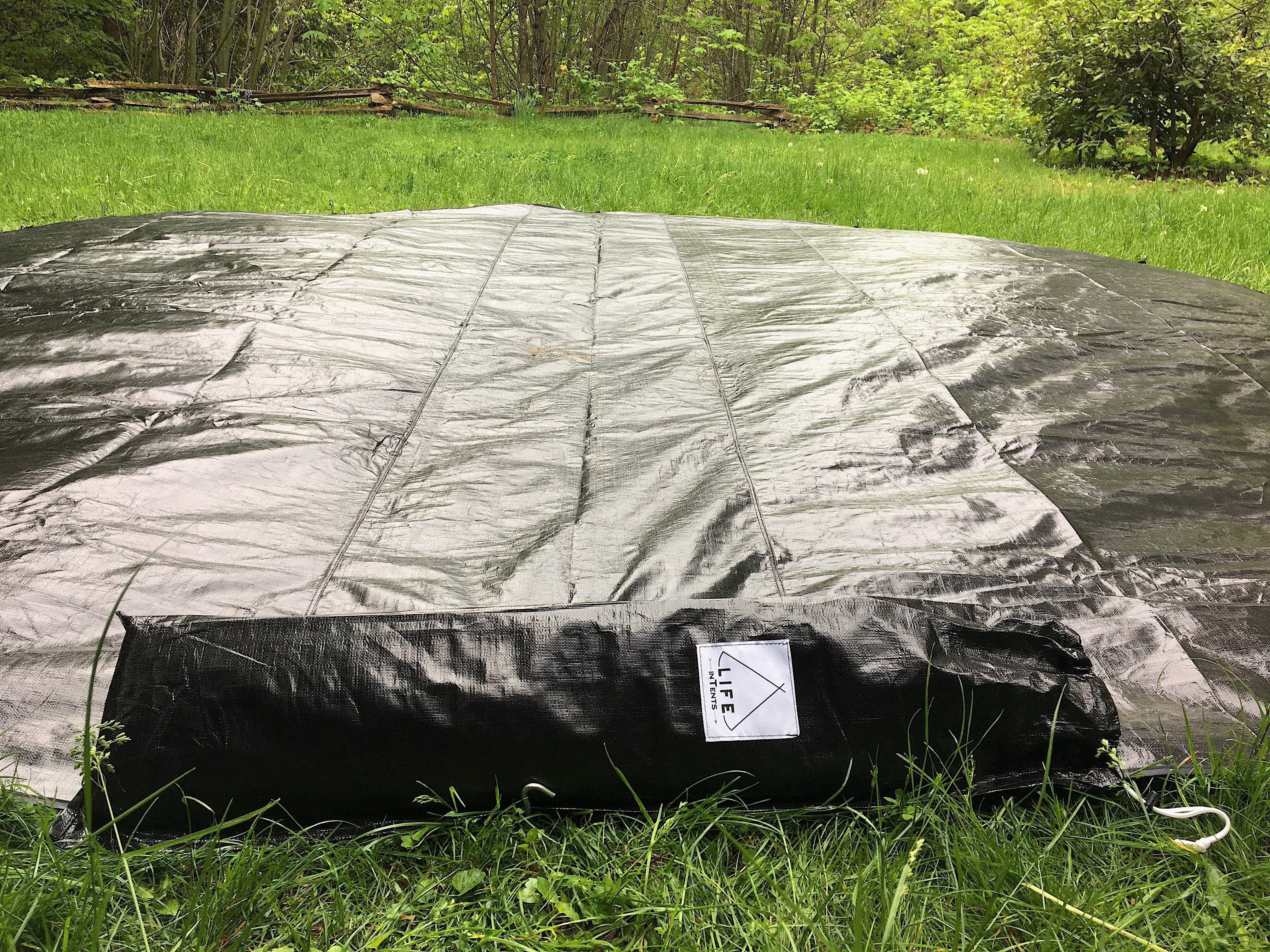 tent with tarp Bell Tent Tarp Footprint