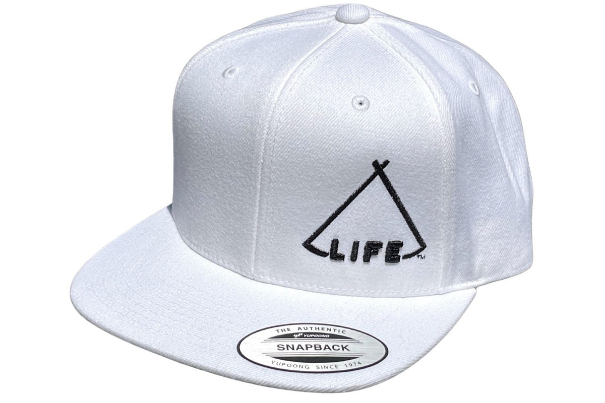 white with with lit logo