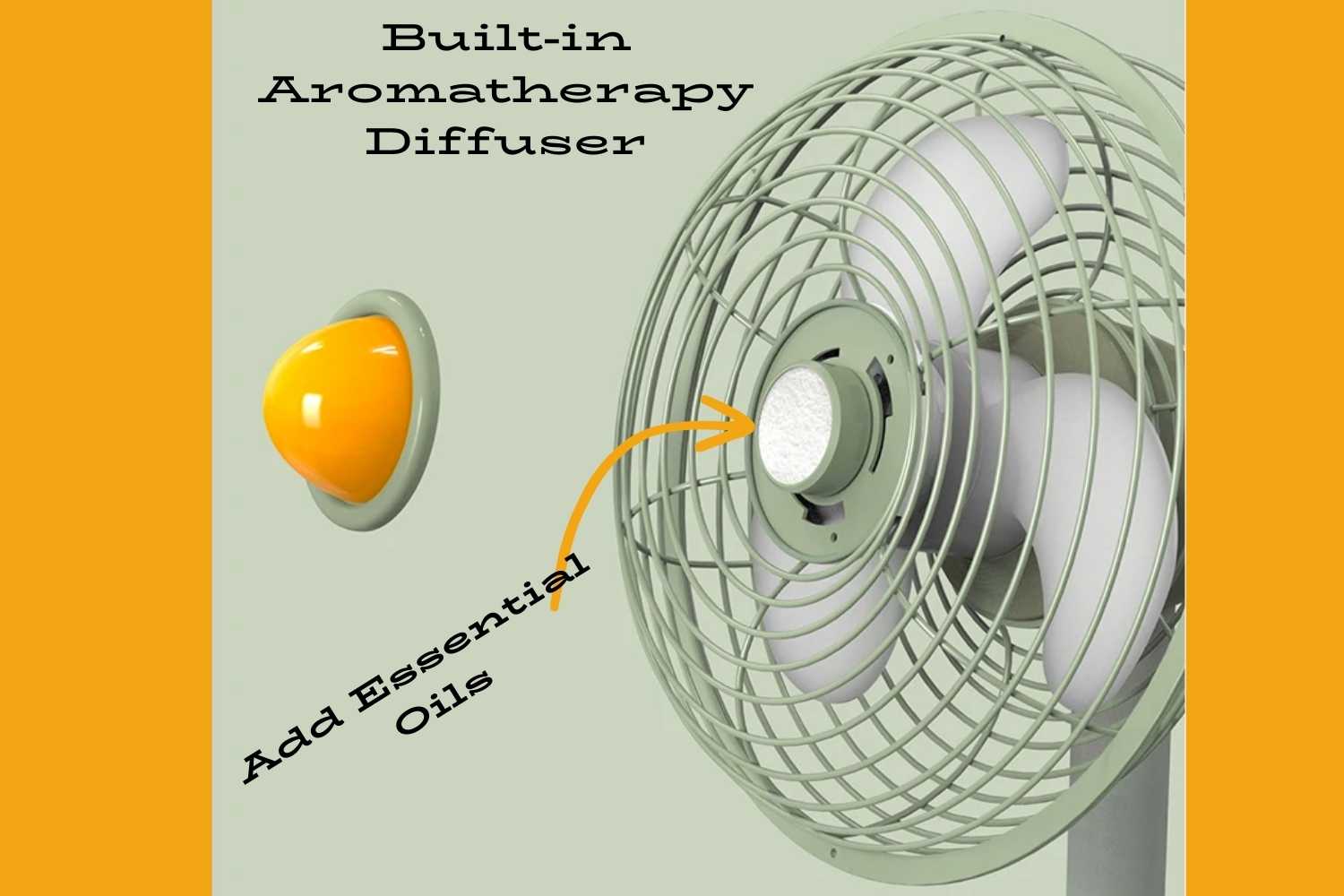 Vintage Rechargeable Fan + Aroma Diffuser | Glamp Cool - Life inTents