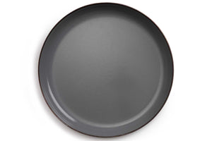 grey camping plate enamel