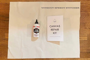 canvas tent repair kit with glue
