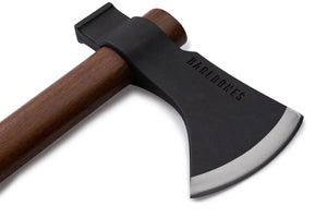 Close up view of barebones hatchet blade