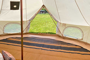 door of 6m tent cabin