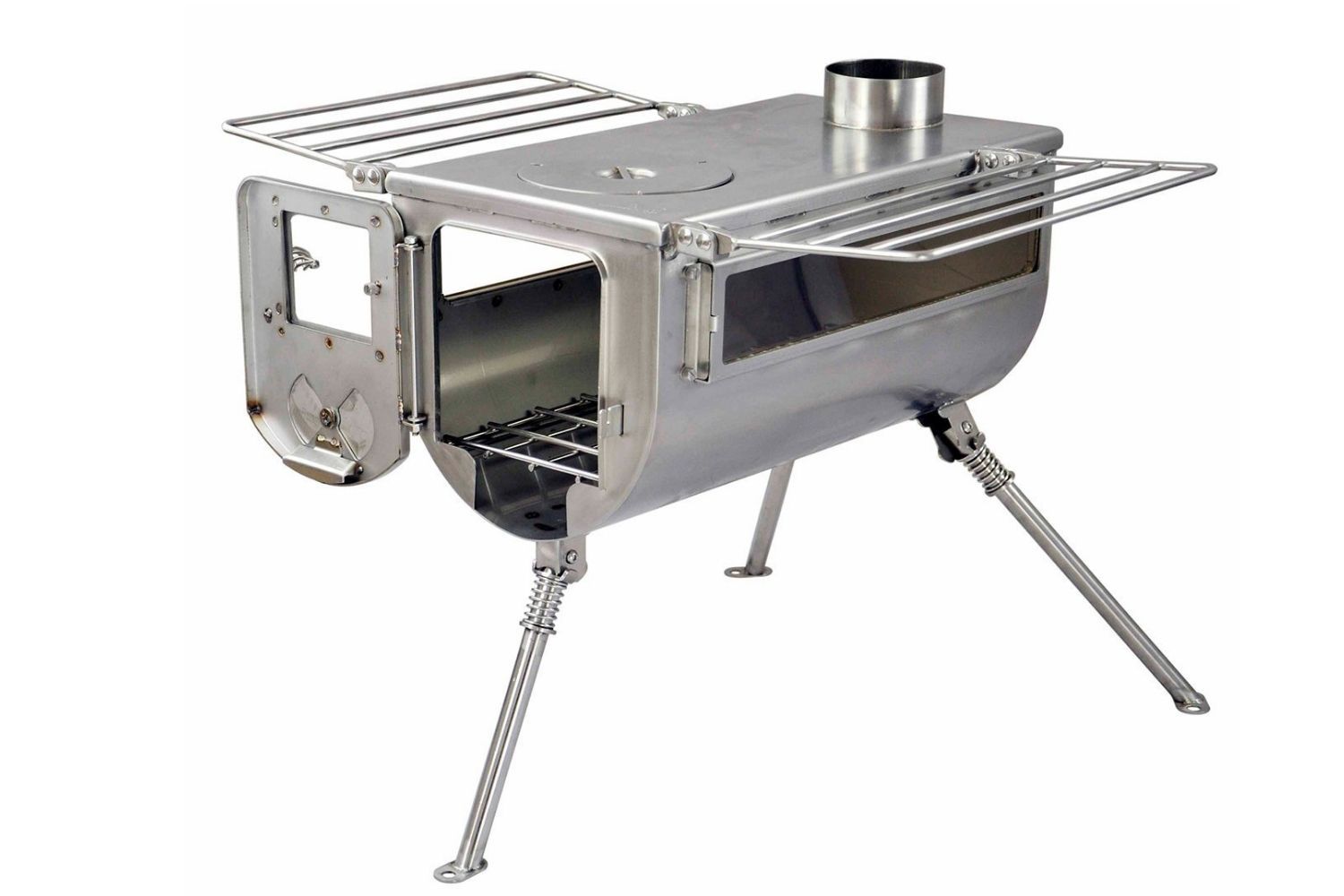 Woodlander Plus External Air L-sized Tent Stove - Large Capacity, E Woodlander Plus External Air L-sized Tent Stove - Large Capacity, E