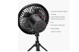 functions of camping fan