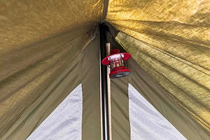 barebones light in ridge tent