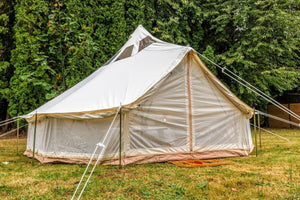 Bug protection canvas tent