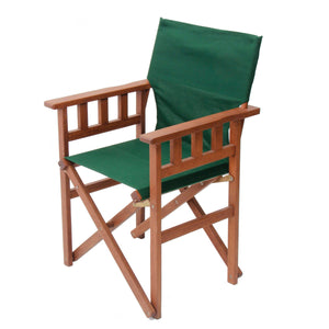 green camping chair