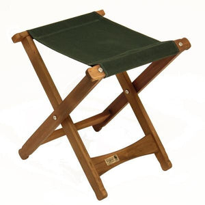 green camp stool