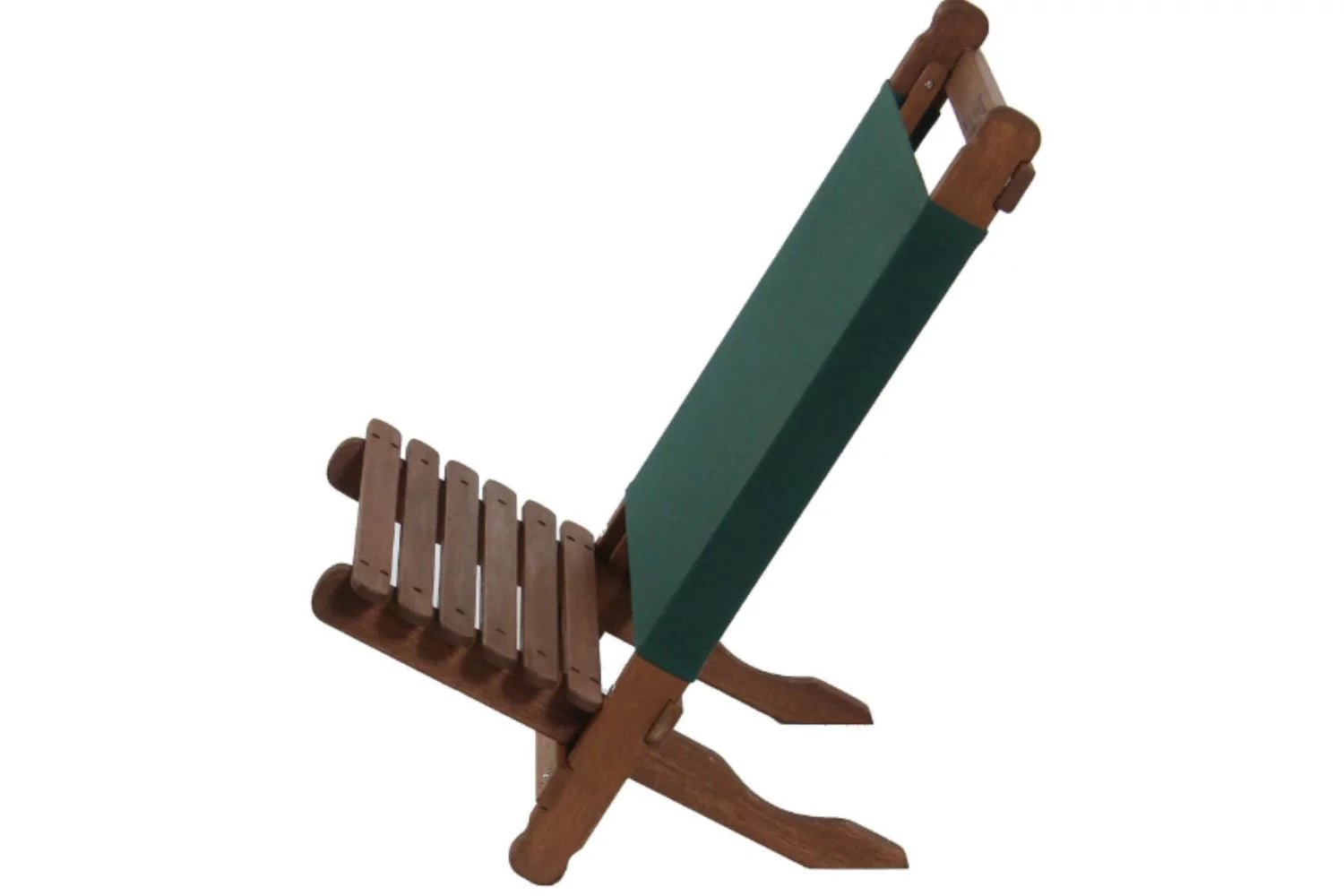 Diagram showing dimensions of the two-tone wooden folding chair: 26 inches tall, 22 inches wide, 17 inches depth, supports up to 8 pounds.
