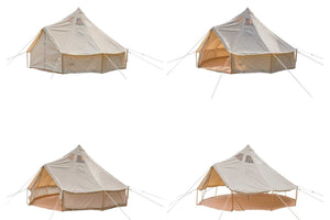 stargazer tent on white background