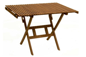 wood camping table picnic
