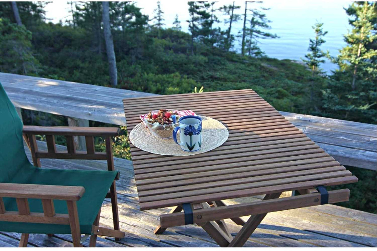 glamping dinning table