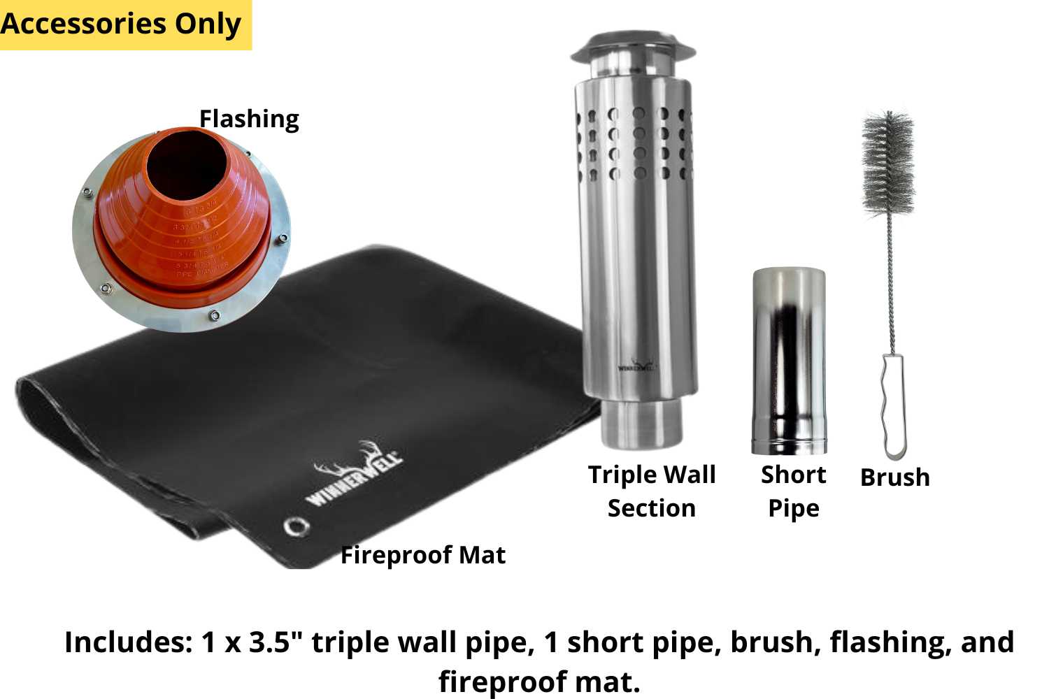 Winnerwell Pipe Brush - 3.5