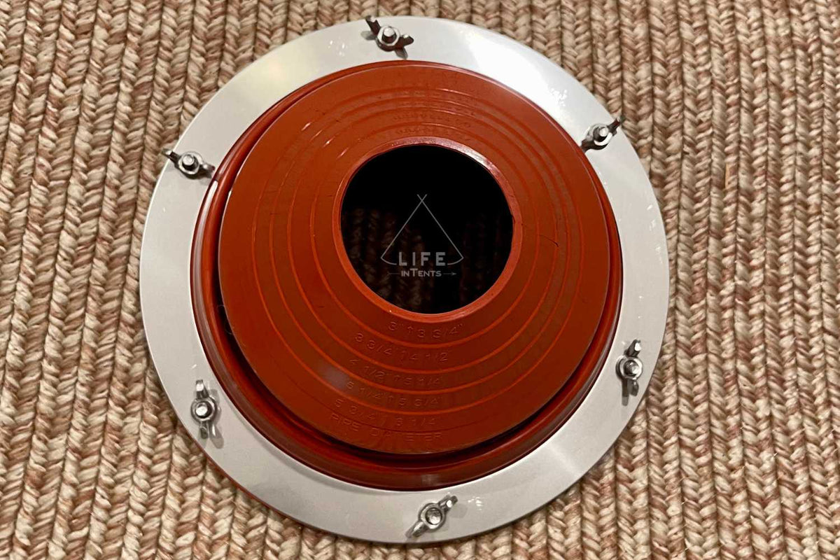 hot tent stove jack flashing boot