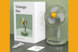 vintage fan packaging