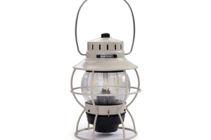 white barebones camp lantern