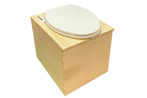white lid on Moloo II composting toilet