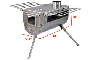 woodlander stove with dimensions