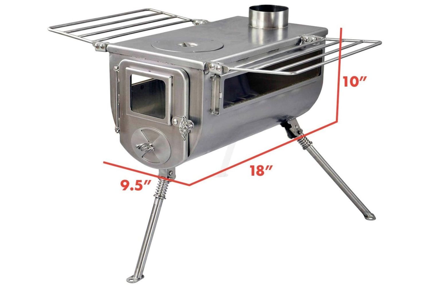 Winnerwell Woodlander Tent Stove  Purchase a Double-View Canvas