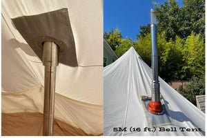 tent stove pipe boot